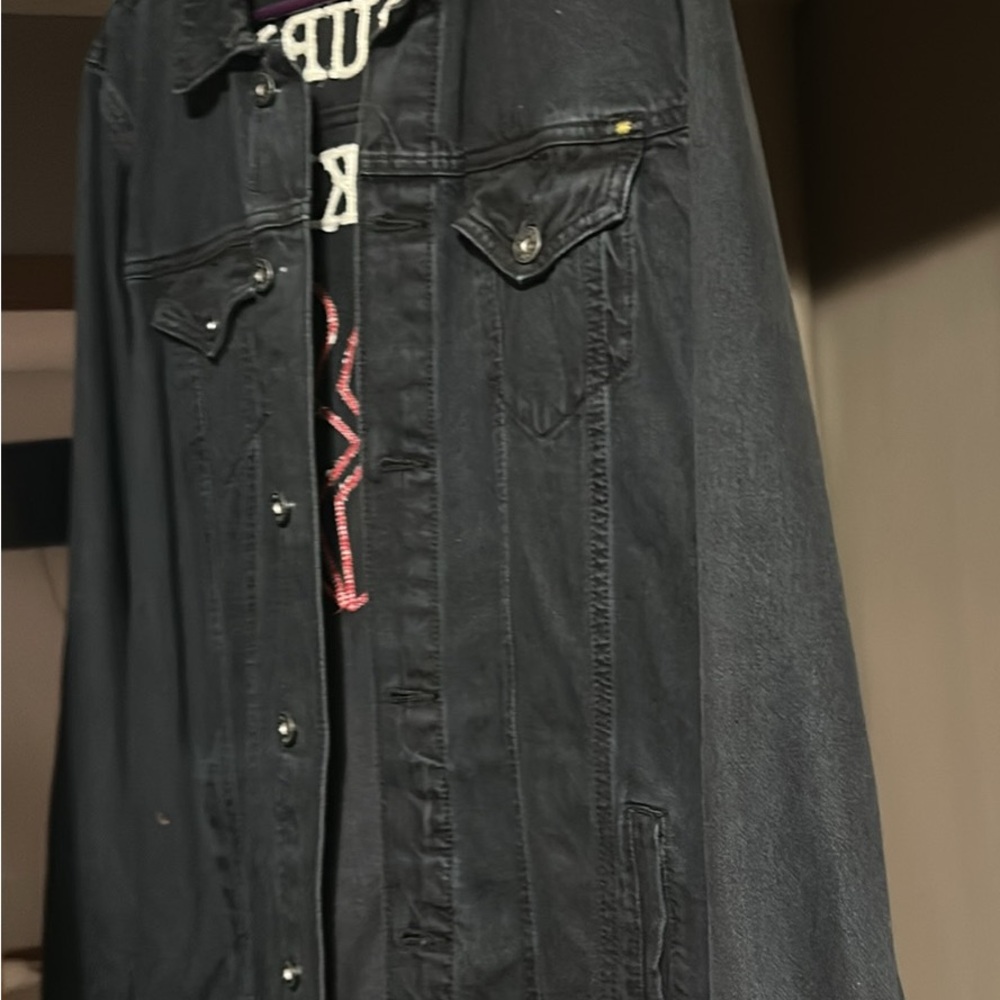 Black Denim Jacket never been worn